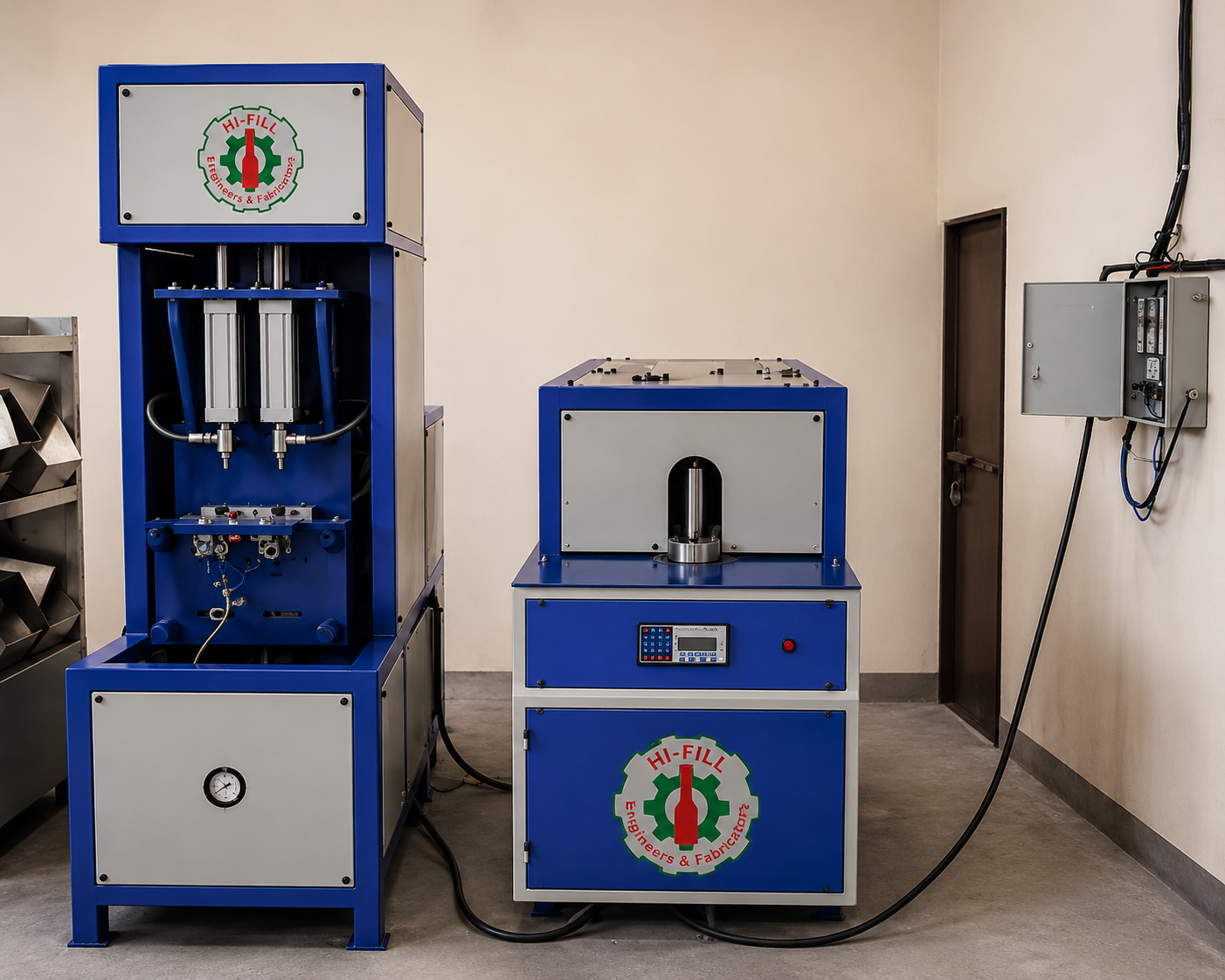 Preform Blowing Machine with Heater