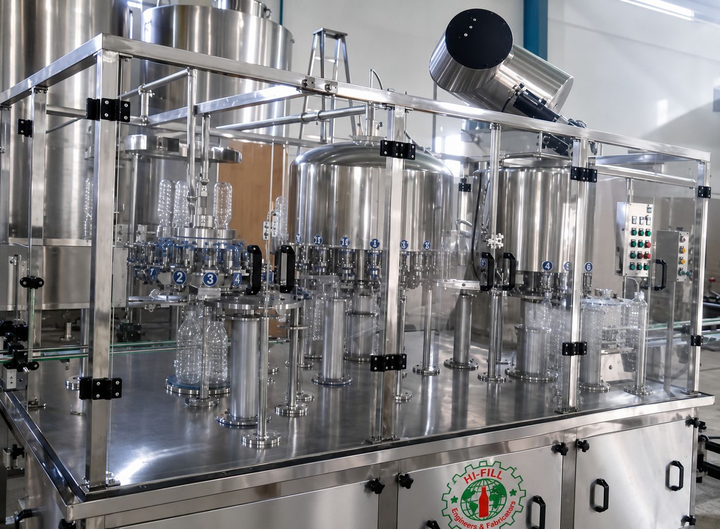Rotary Rinser Filler Capper
