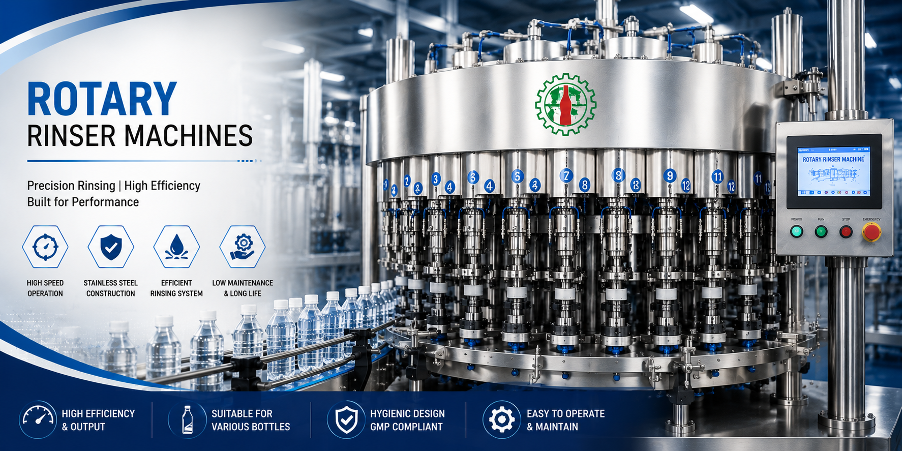 Rotary Rinser Machines Banner - Hi-Fill Engineers