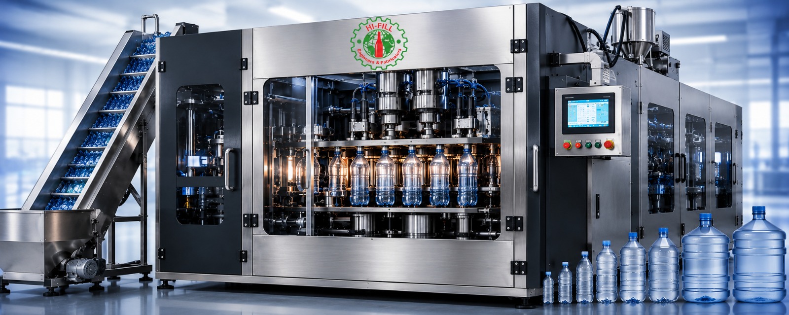 Fully Automatic PET Blowing Machine Banner - Hi-Fill Engineers